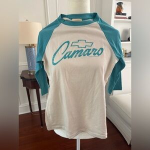 Vintage style Camaro Raglan t-shirt Size Medium